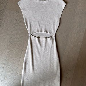 Aritzia Cutout Knit Mini Dress